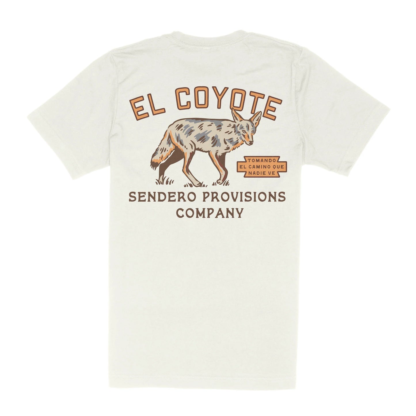 Sendero Coyote Tee  - Vintage White