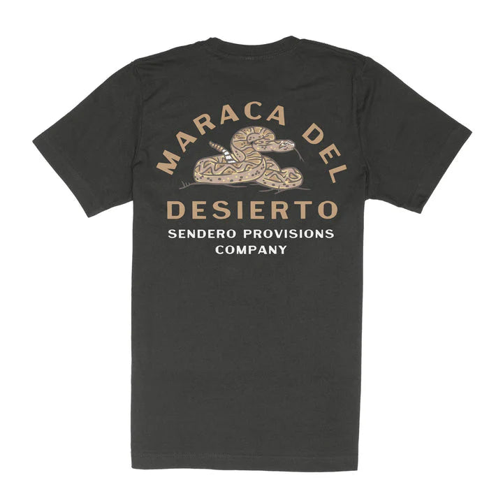 Sendero Rattlesnake  Tee  - Vintage Black