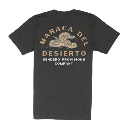 Sendero Rattlesnake  Tee  - Vintage Black