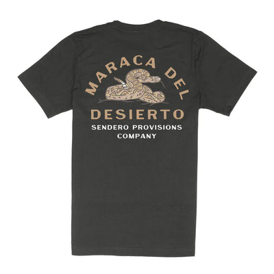 Sendero Rattlesnake  Tee  - Vintage Black