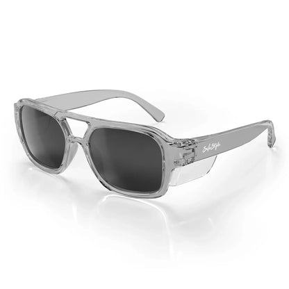 SafeStyle Skylines Graphite Frame Grey Polarised Lens Safety Glasses