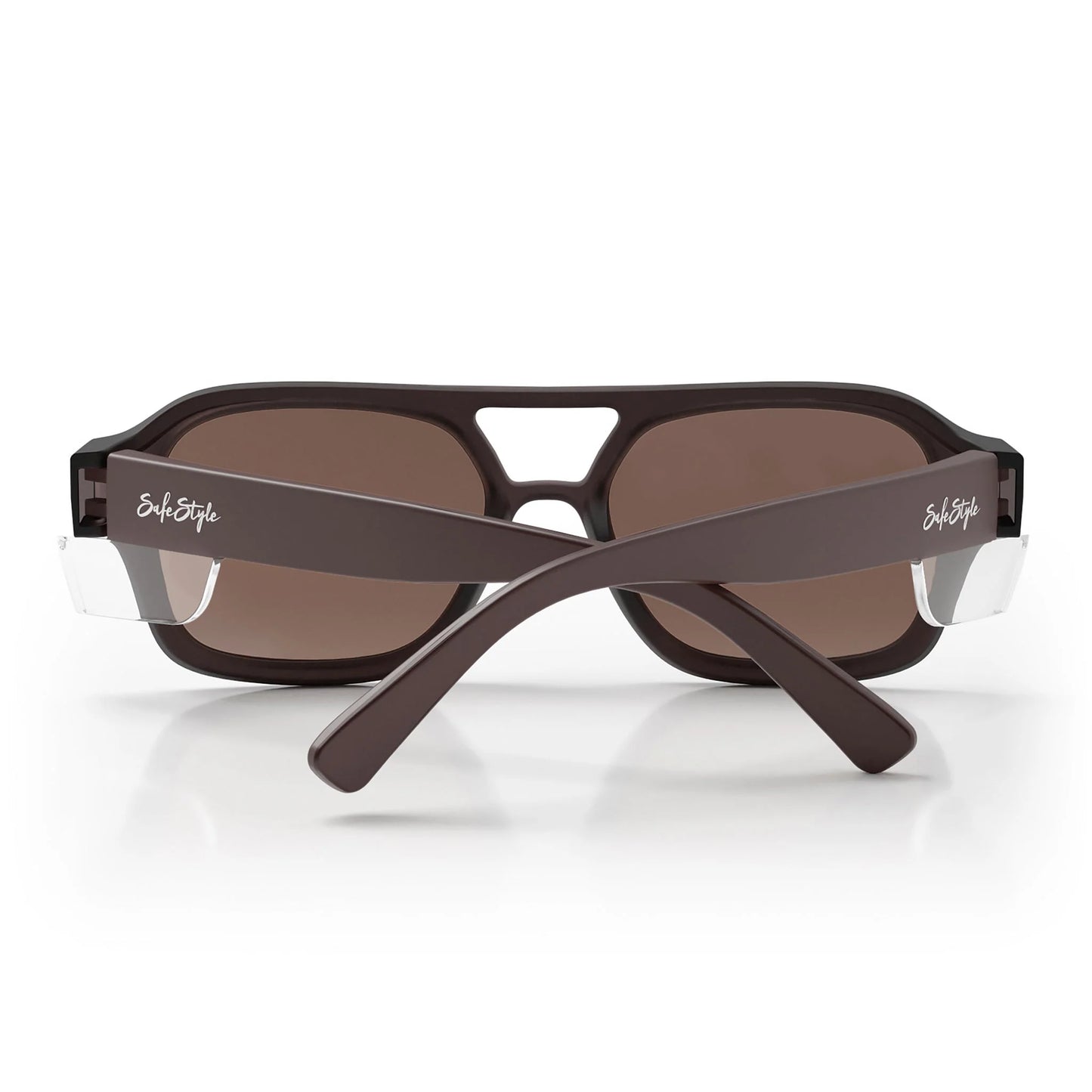 SafeStyle Skylines Chocolate Frame Brown Polarised Lens Safety Glasses