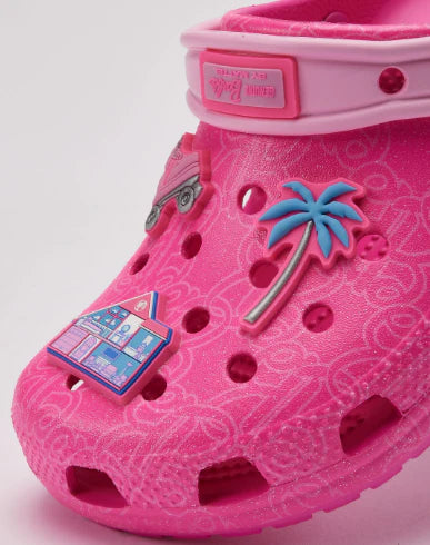 Crocs Toddler Classic Clog - Mattel Pink Barbie