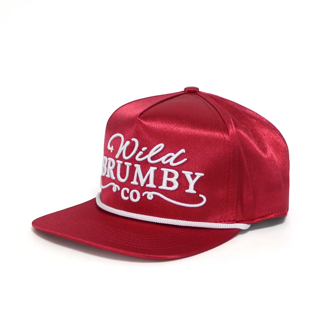 Wild Brumby Co. Penny Satin Trucker Cap - Red