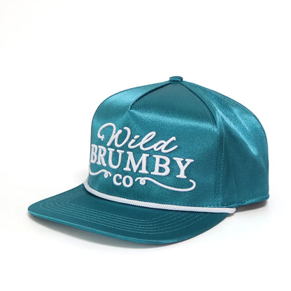 Wild Brumby Co. Penny Satin Trucker Cap - Turquoise