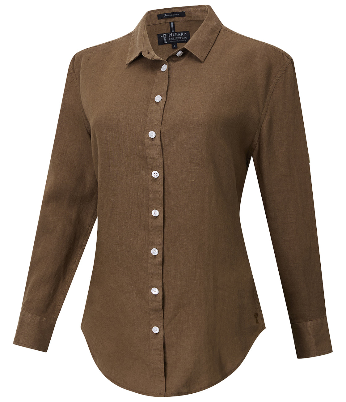 Pilbara Women's Florence Long Sleeve Linen Shirt - RMPC005