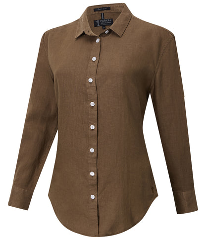 Pilbara Women's Florence Long Sleeve Linen Shirt - RMPC005