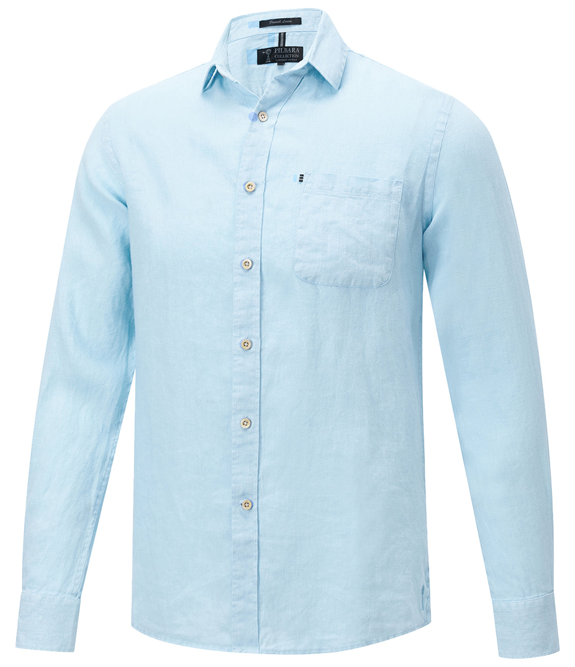 Pilbara Mens Linen Long Sleeve Shirt - Summer 2026