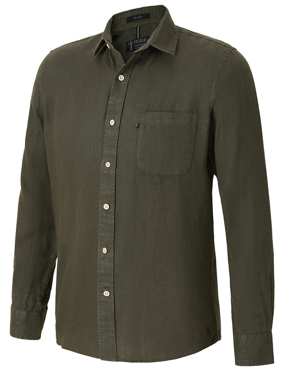Pilbara Mens Linen Long Sleeve Shirt - Summer 2026