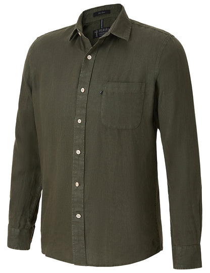 Pilbara Mens Linen Long Sleeve Shirt - Summer 2026