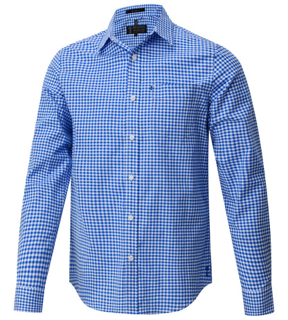 Pilbara Men's Long Sleeve Gingham Shirt - RMPC173