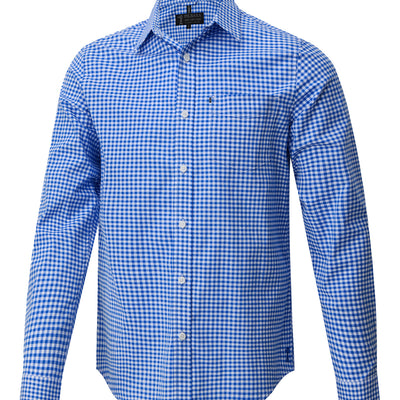 Pilbara Men's Long Sleeve Gingham Shirt - RMPC173