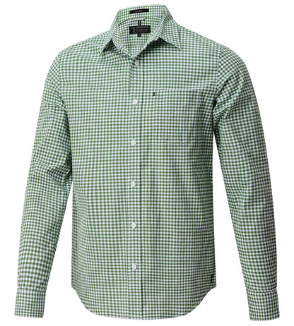 Pilbara Men's Long Sleeve Gingham Shirt - RMPC173