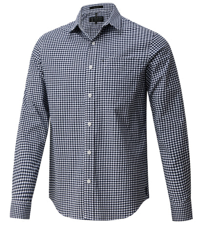 Pilbara Men's Long Sleeve Gingham Shirt - RMPC173