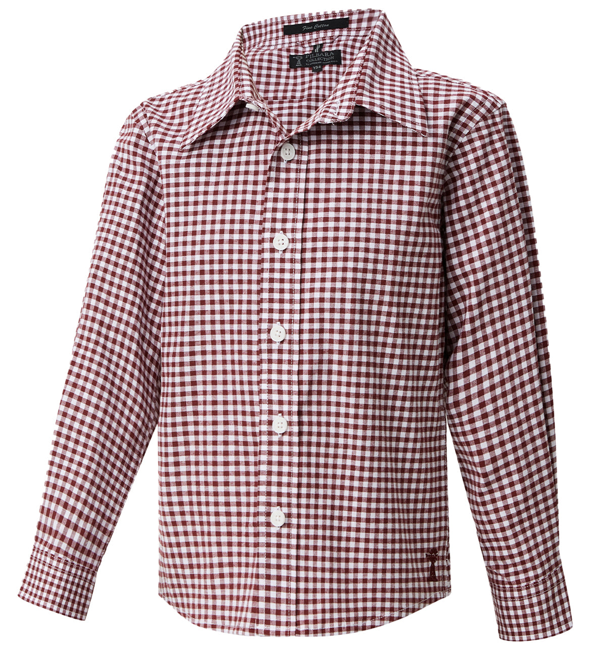 Pilbara Children's Gingham Long Sleeve Shirt - RMPC181