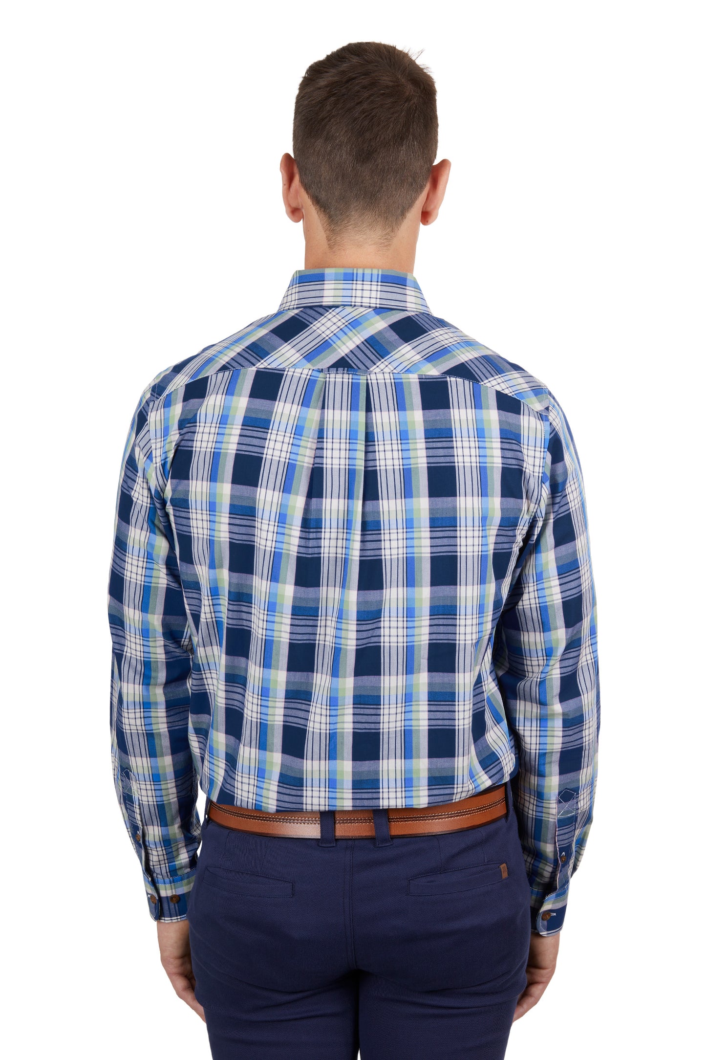 Thomas Cook Men’s Sean Check 2-Pocket Long Sleeve Shirt