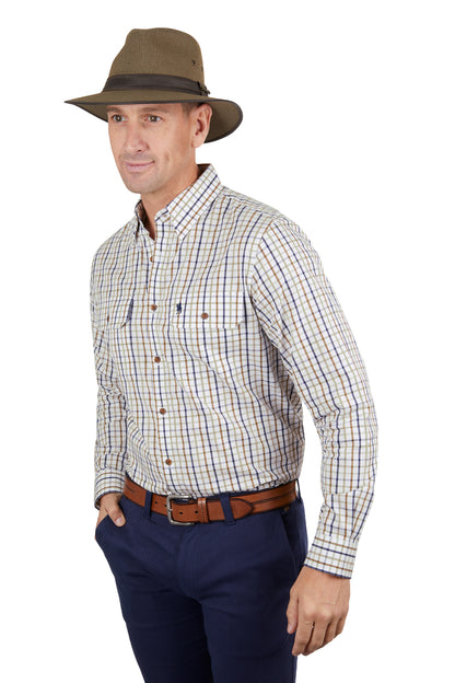 Thomas Cook Men’s Stan Check 2-Pocket Long Sleeve Shirt