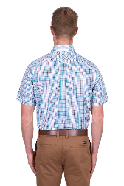 Thomas Cook Men’s Matt Check 2-Pocket Short Sleeve Shirt