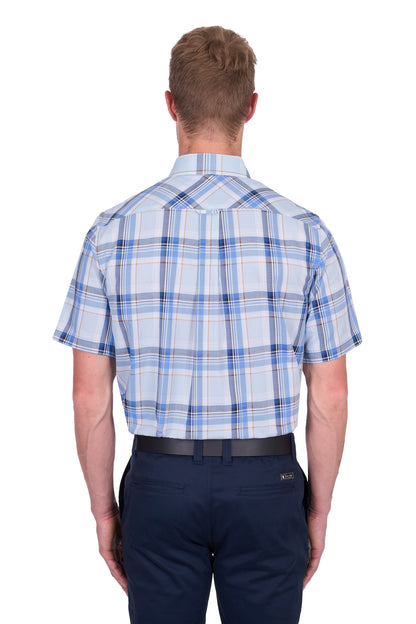 Thomas Cook Men’s Brian Check 2-Pocket Short Sleeve Shirt