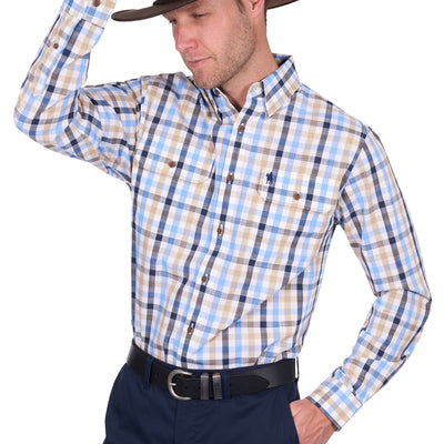 Thomas Cook Men’s Jesse Check 2-Pocket Long Sleeve Shirt