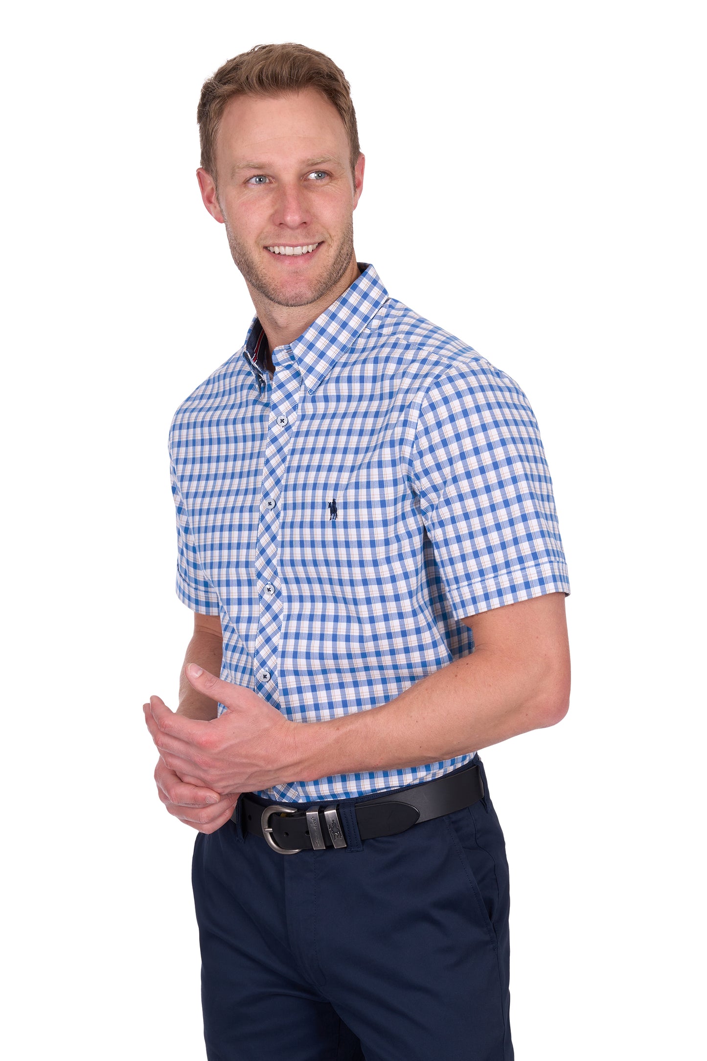Thomas Cook Men’s Chris Check Tailored Short Sleeve Shirt