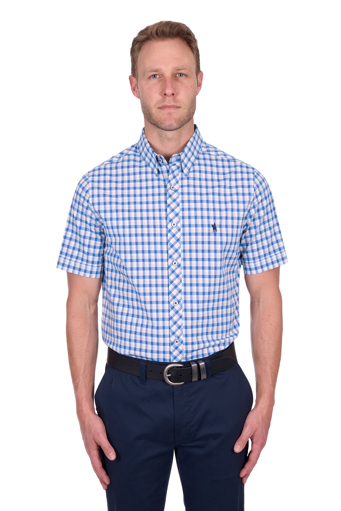 Thomas Cook Men’s Chris Check Tailored Short Sleeve Shirt