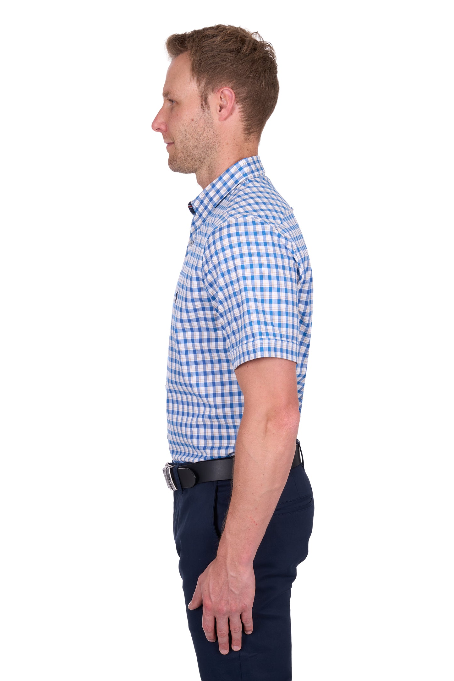 Thomas Cook Men’s Chris Check Tailored Short Sleeve Shirt