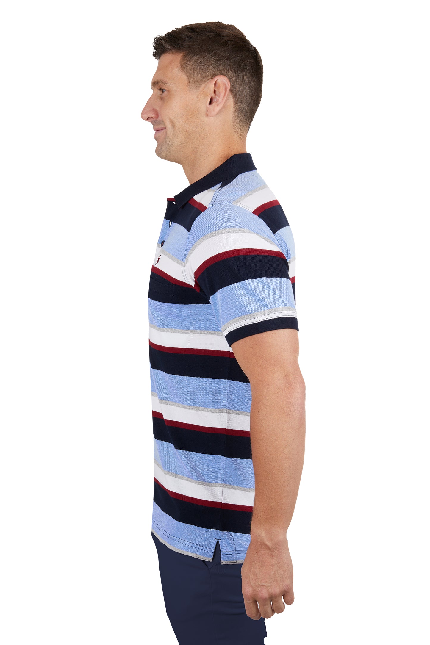 Thomas Cook Men’s Gavin 1-Pocket Short Sleeve Polo