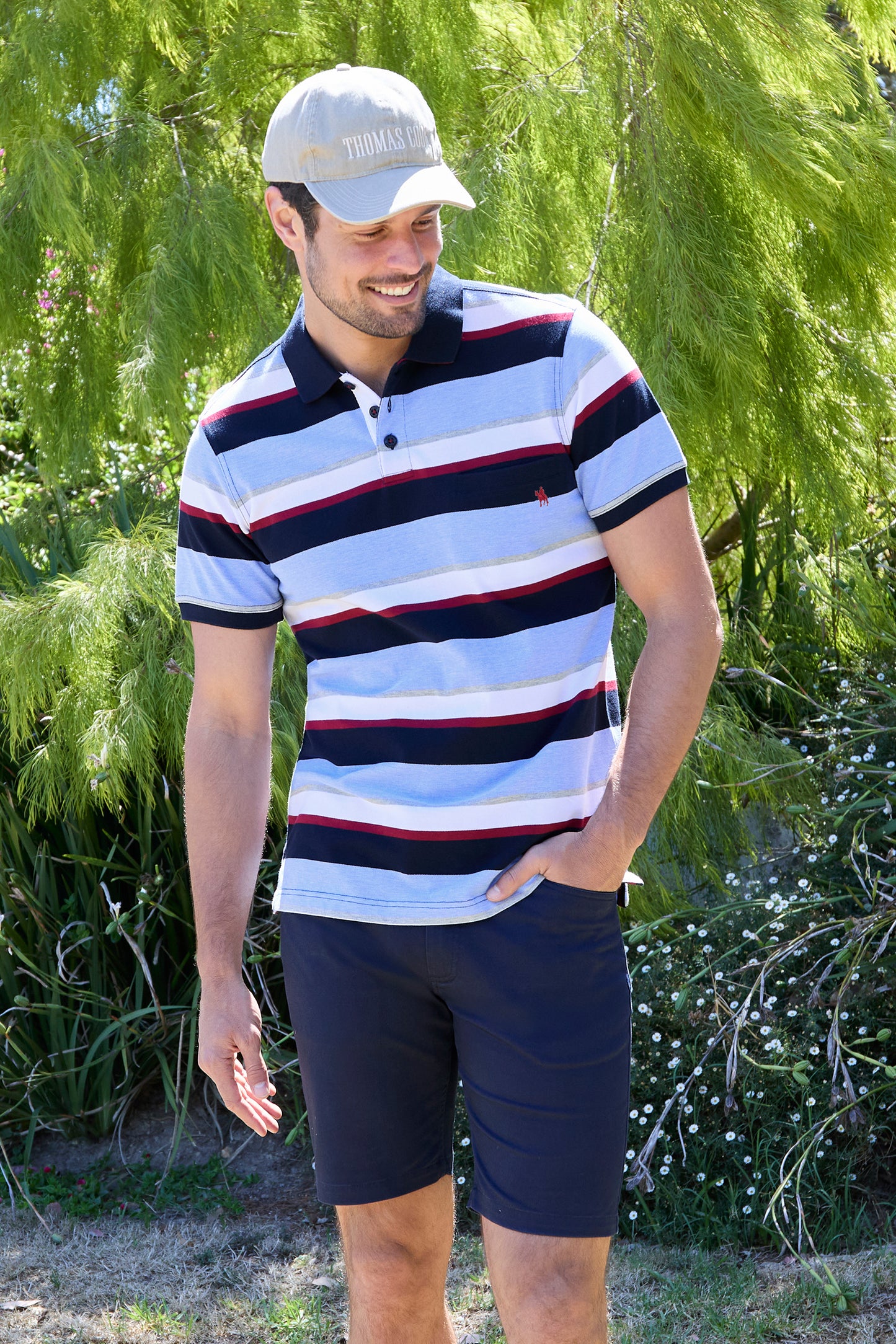 Thomas Cook Men’s Gavin 1-Pocket Short Sleeve Polo