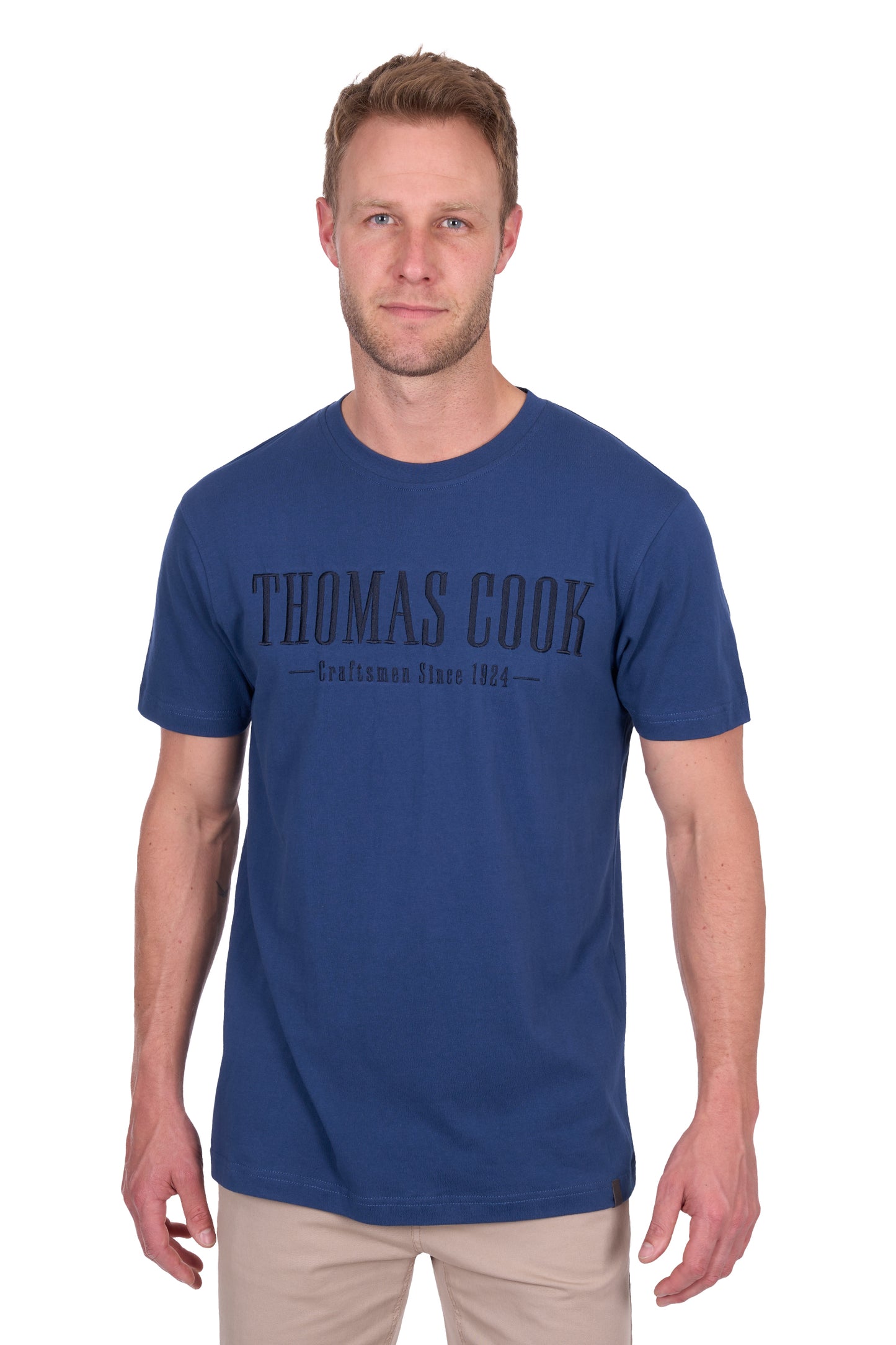 Thomas Cook Men’s Nathan Short Sleeve Tee - Blue Ocean