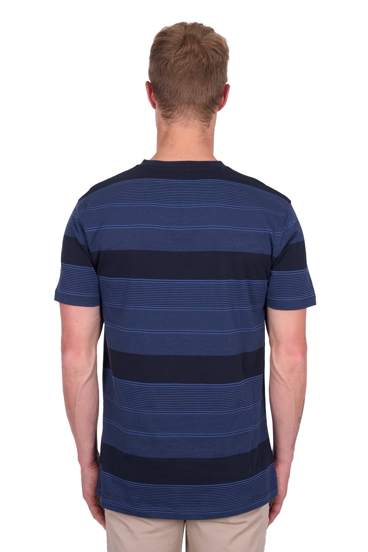 Thomas Cook Men’s Edward Stripe 1-Pocket Short Sleeve Tee
