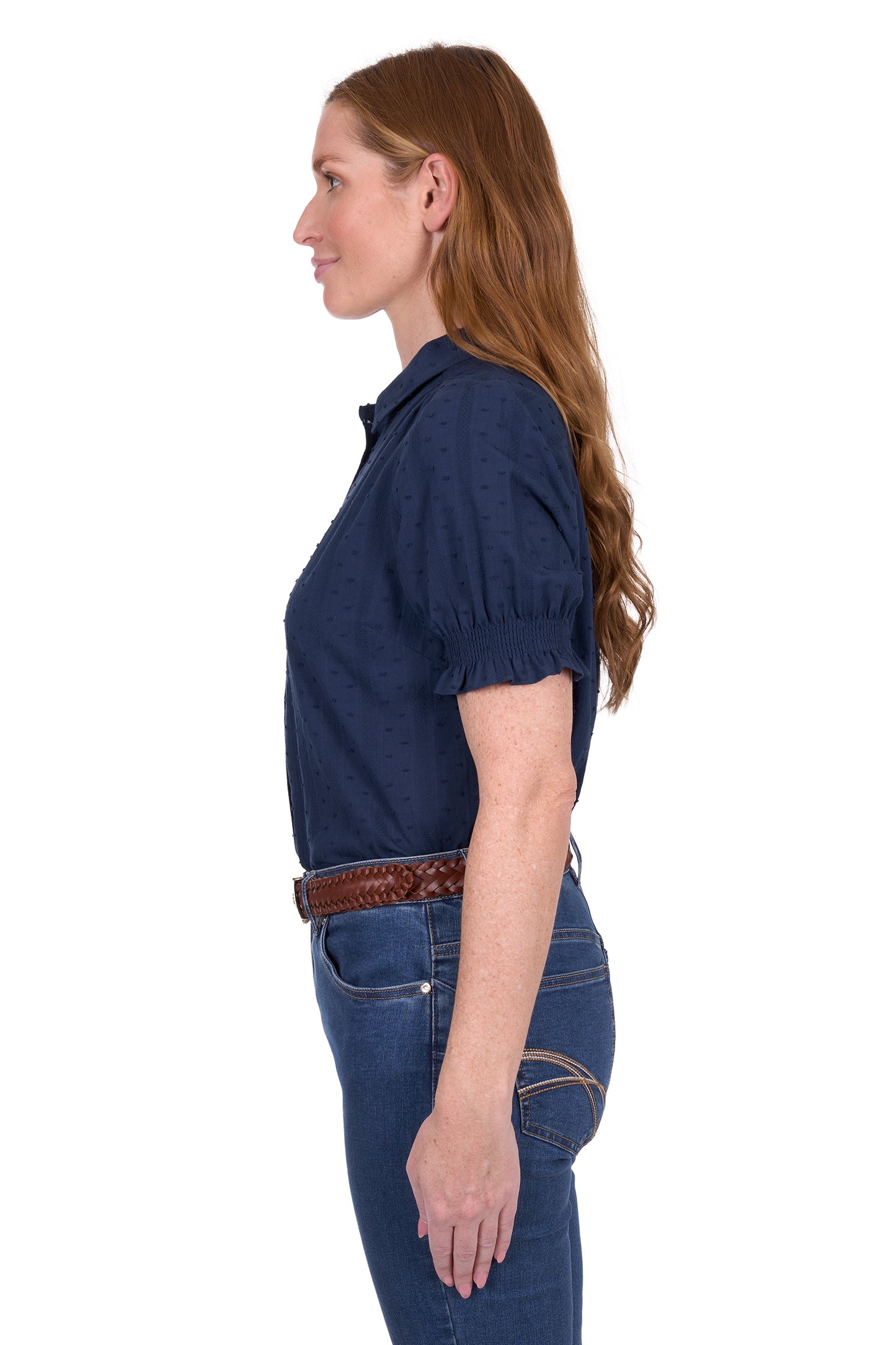 Thomas Cook Womens Imogen Short Sleeve Shirt - Navy