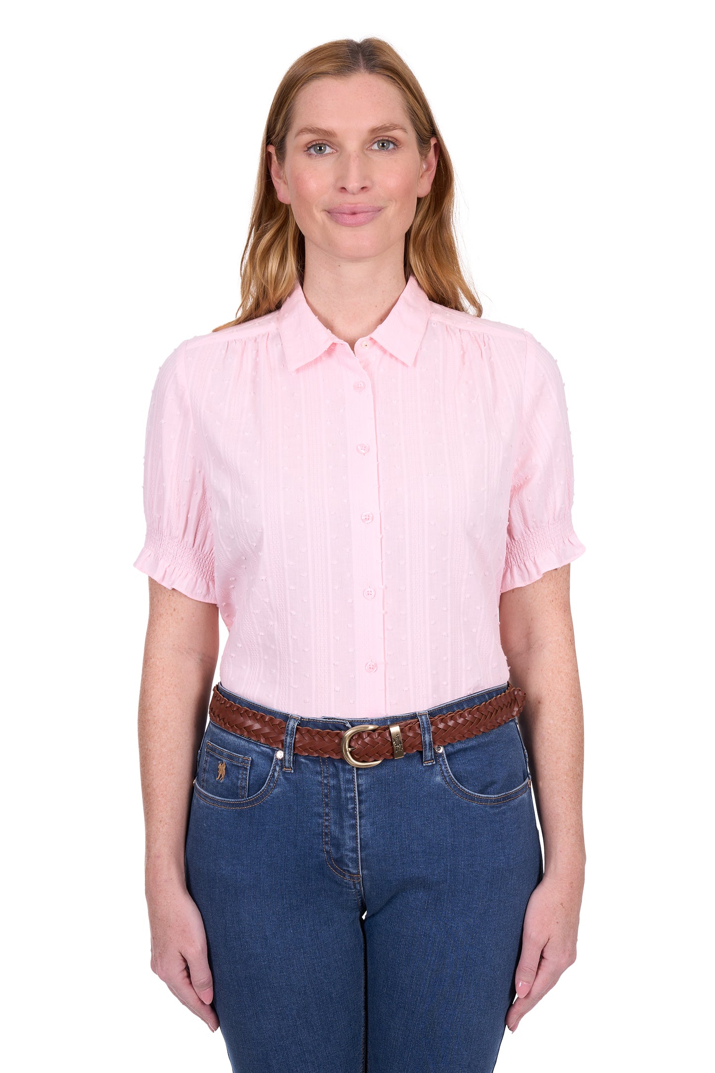 Thomas Cook Womens Imogen Short Sleeve Shirt - Pink
