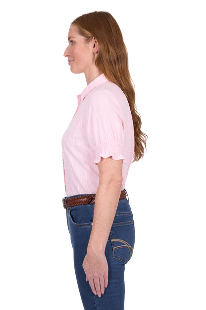 Thomas Cook Womens Imogen Short Sleeve Shirt - Pink