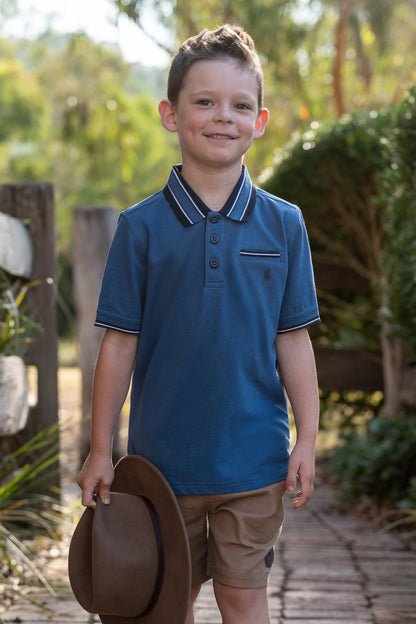 Thomas Cook Boy’s Ben 1-Pocket Short Sleeve Polo
