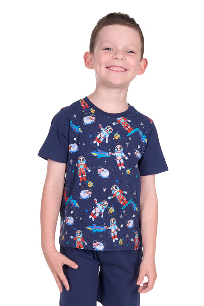Thomas Cook Boy’s Galaxy Glow In the Dark Pj’s