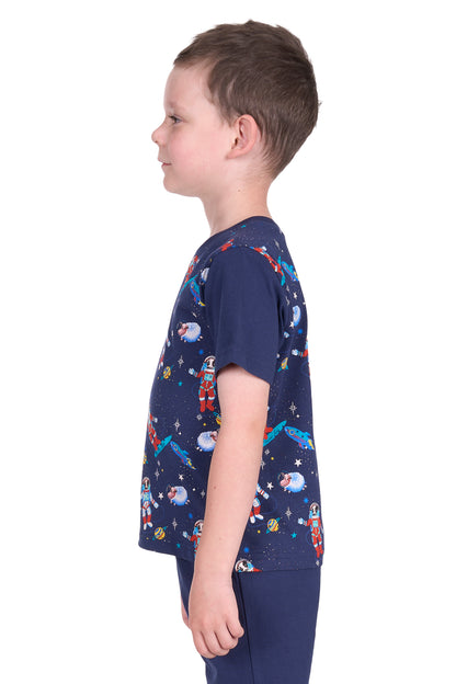 Thomas Cook Boy’s Galaxy Glow In the Dark Pj’s