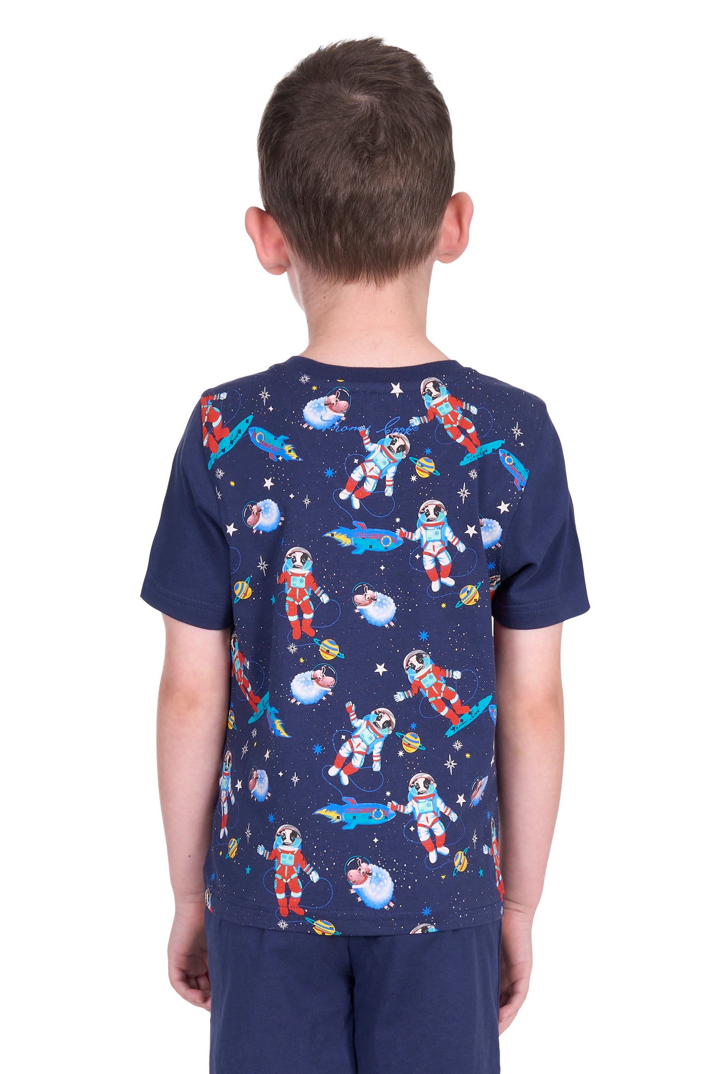 Thomas Cook Boy’s Galaxy Glow In the Dark Pj’s
