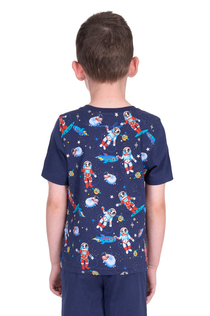 Thomas Cook Boy’s Galaxy Glow In the Dark Pj’s