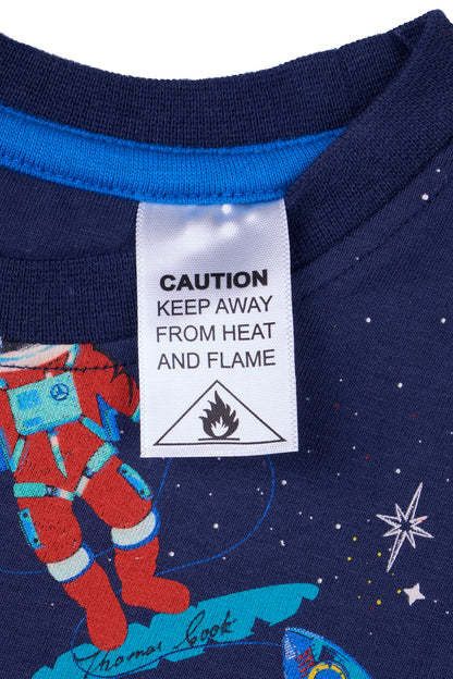 Thomas Cook Boy’s Galaxy Glow In the Dark Pj’s