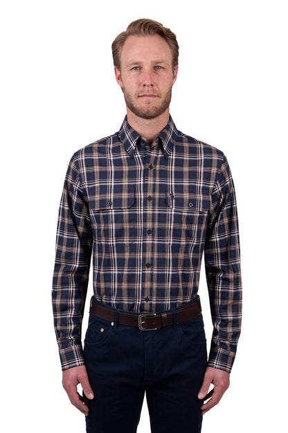 Thomas Cook Men’s Dylan Check 2-Pocket Long Sleeve Shirt