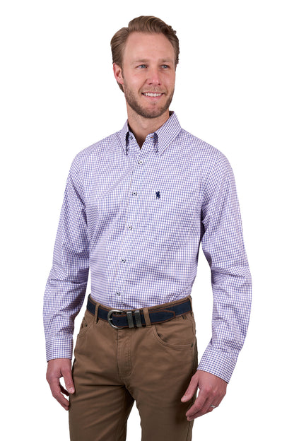 Thomas Cook Men’s Hawk Check 1-Pocket Long Sleeve Shirt