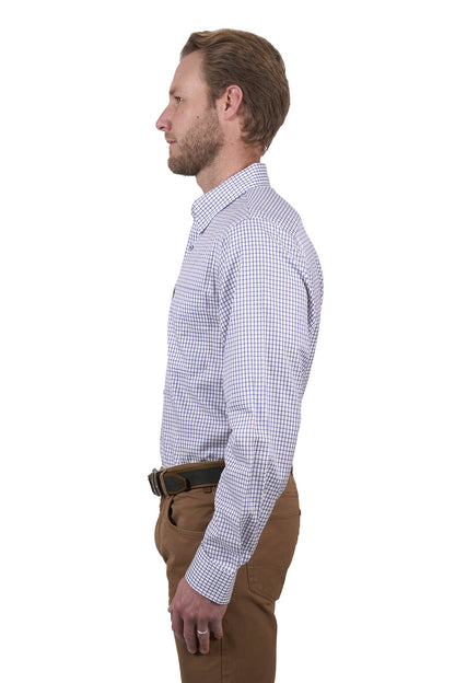 Thomas Cook Men’s Hawk Check 1-Pocket Long Sleeve Shirt