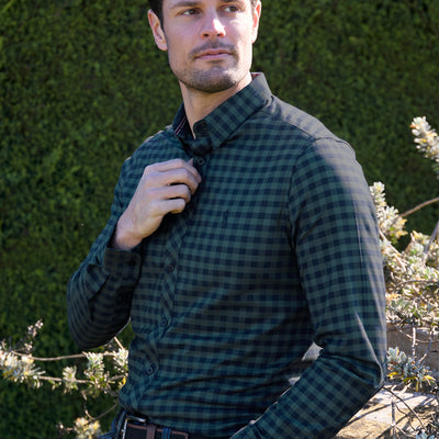 Thomas Cook Men’s Tim Check Tailored Long Sleeve Shirt