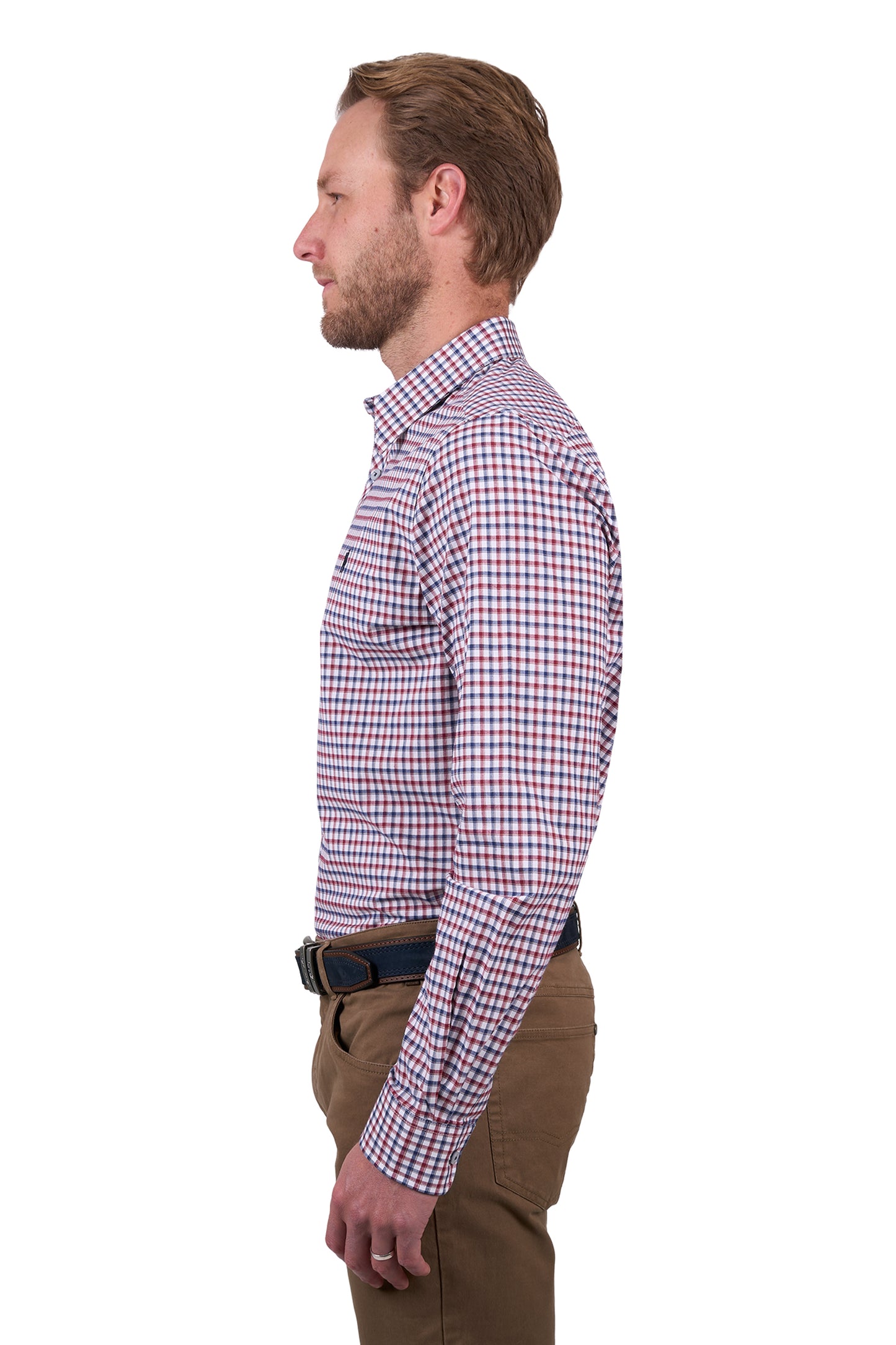 Thomas Cook Men’s George Check Tailored Long Sleeve Shirt