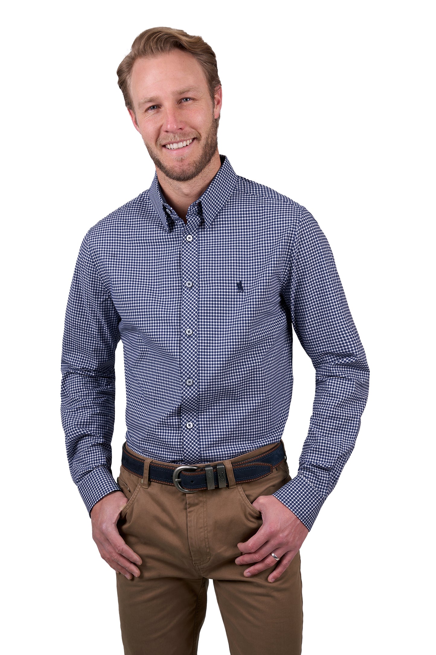 Thomas Cook Men’s Brock Check Tailored Long Sleeve Shirt