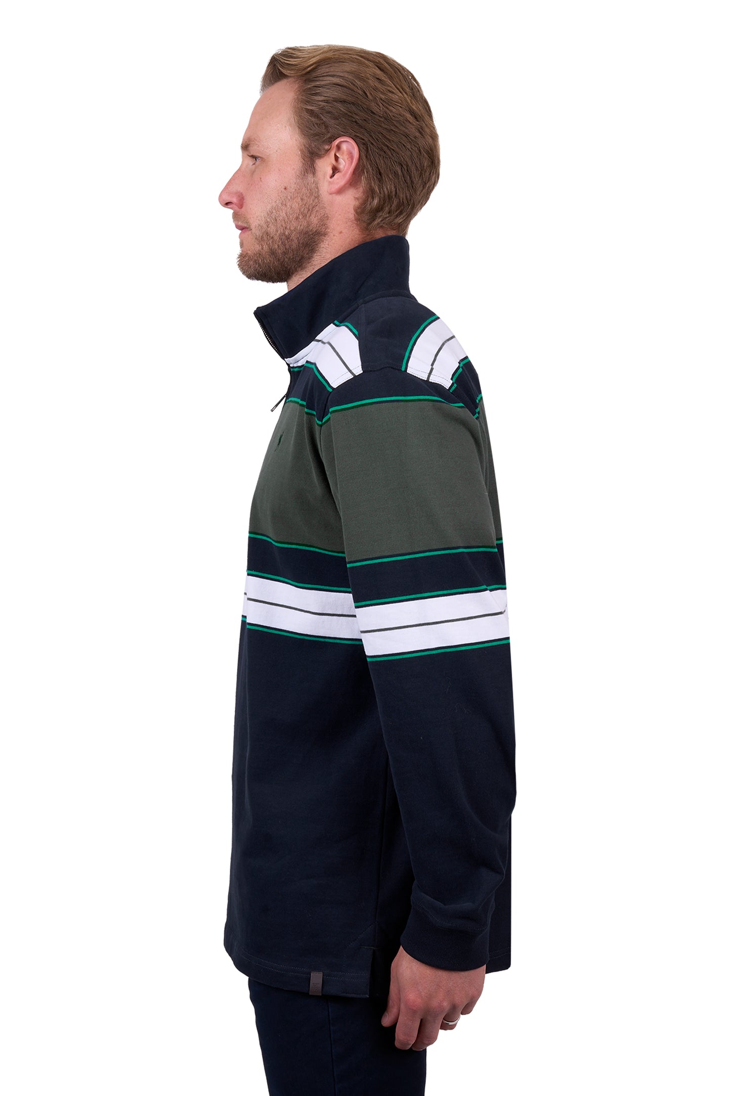 Thomas Cook Men’s Lucas 1/4 Zip Stripe Rugby
