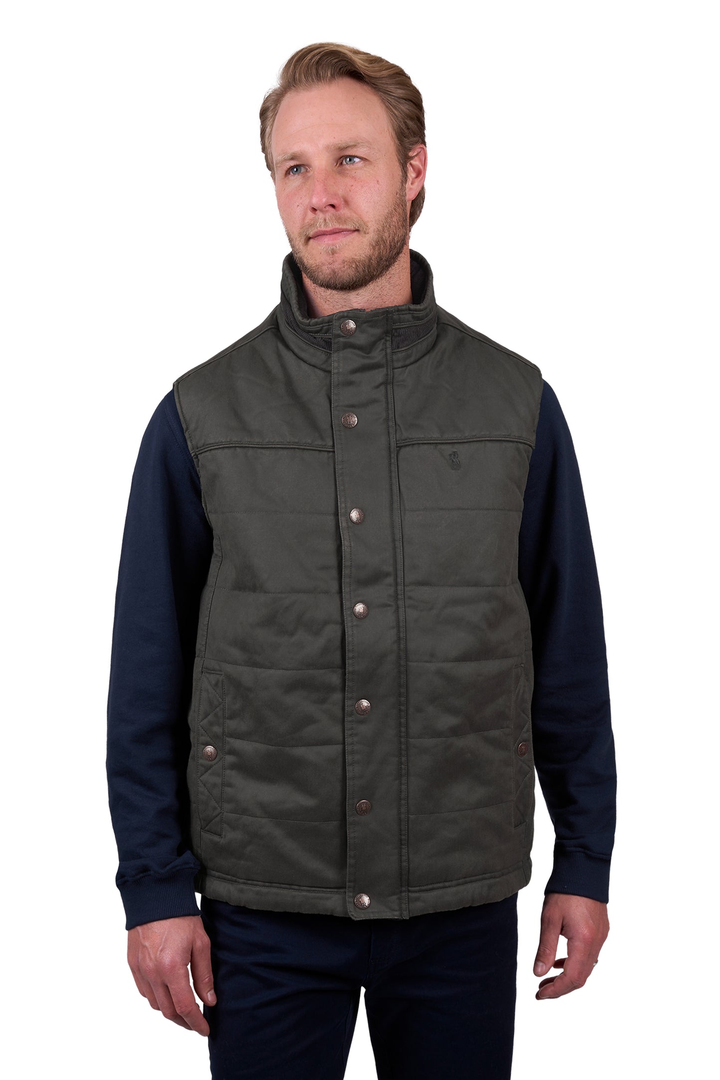 Thomas Cook Men’s Will Faux Oilskin Vest