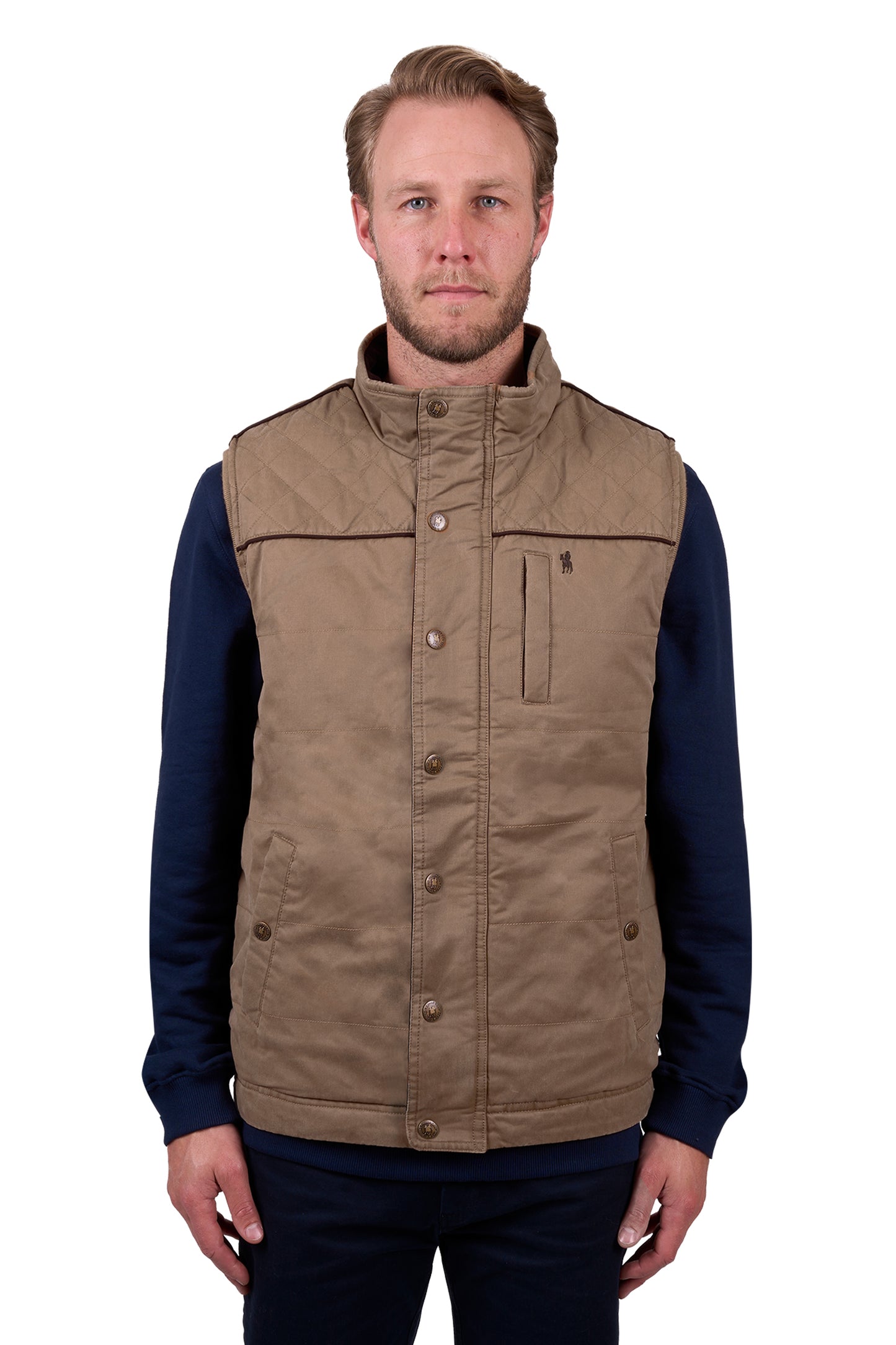 Thomas Cook Men’s Stan Faux Oilskin Vest