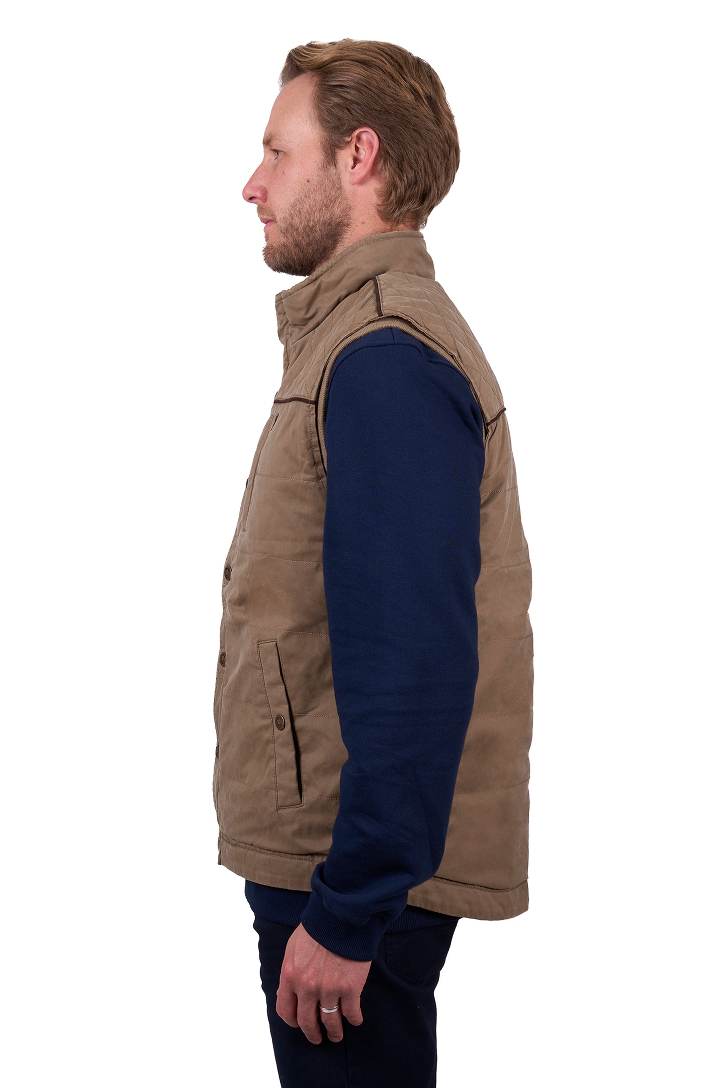 Thomas Cook Men’s Stan Faux Oilskin Vest